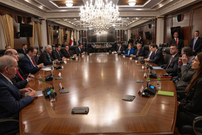 Reunión Secretario Rubio con Presidente de Panama y delegaciones.por U.S. MISSION PANAMA
